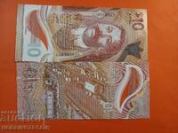БАРБАДОС BARBADOS - 10 $ емисия - issue 2024 ПОЛИМЕР UNC
