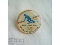 Emblemă schi - Jocurile Olimpice de iarnă Vancouver 2010, Canada