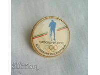 Emblemă schi - Jocurile Olimpice de iarnă Vancouver 2010, Canada