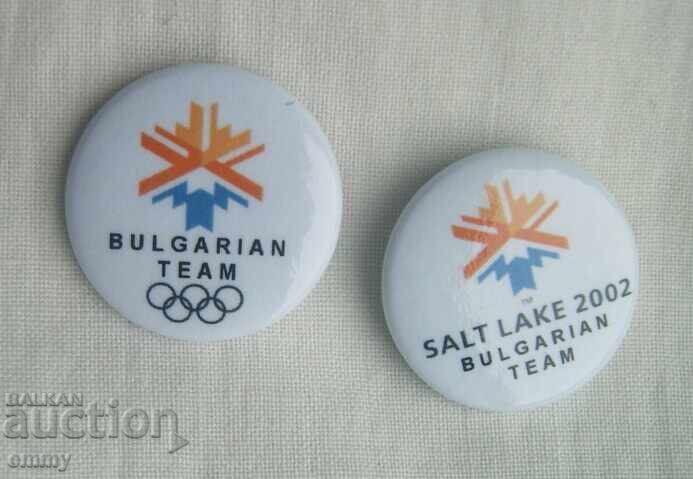 2 Salt Lake City 2002 Winter Olympic Games Pins