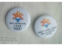 2 Salt Lake City 2002 Winter Olympic Games Pins