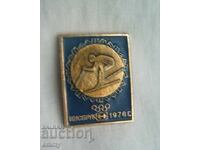 Ski Badge - Winter Olympics, Olympic Games Innsbruck 1976
