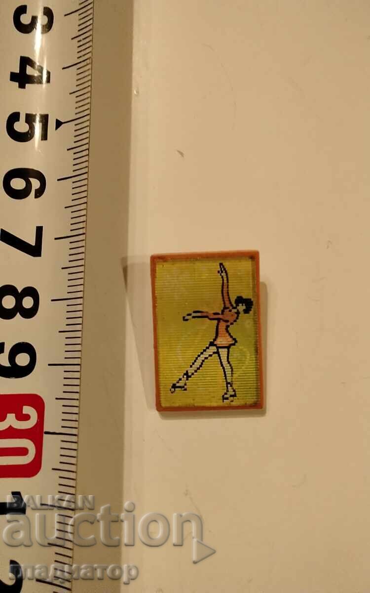 Auction Old Bulgarian Postcard Figure Skating Auction Old Bulgarian Postcard Figure Skating