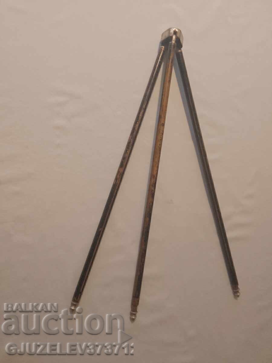Stativ metalic extensibil din bronz vintage francez pentru cameră - 5 Stativ metalic extensibil din bronz vintage francez pentru cameră - 5