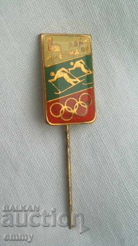 Ecuson schi - Jocurile Olimpice de iarnă, Jocurile Olimpice Lake Placid 1980 Ecuson schi - Jocurile Olimpice de iarnă, Jocurile Olimpice Lake Placid 1980