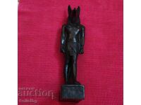 Statuette of the Egyptian god of the afterlife, Anubis