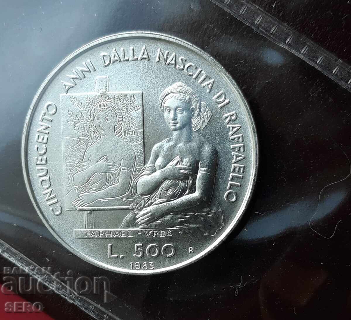 Παράδοση San Marino - lot 500 και 1000 λιρών 1983 ασημένια