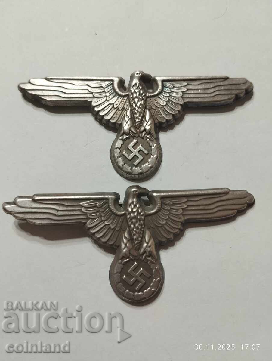 Германска Нацистка значка  Waffen-SS  РЕПЛИКА РЕПРОДУКЦИЯ - 6