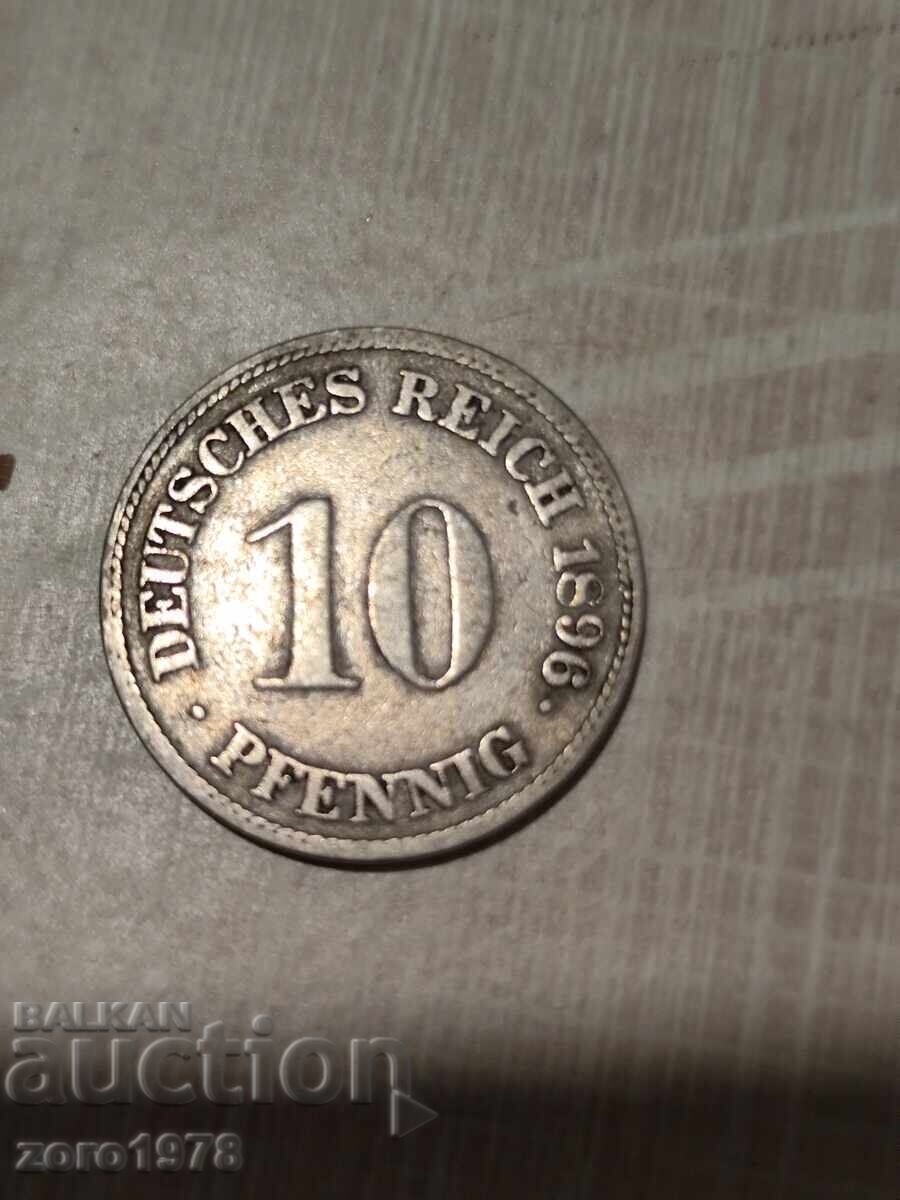 10 πφένιγκ 1896 G