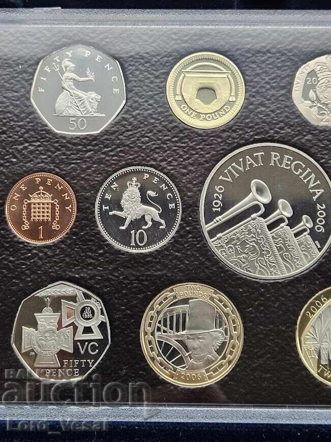 Marea Britanie 2006 Set Proof Anual în cutie + certificat - 6