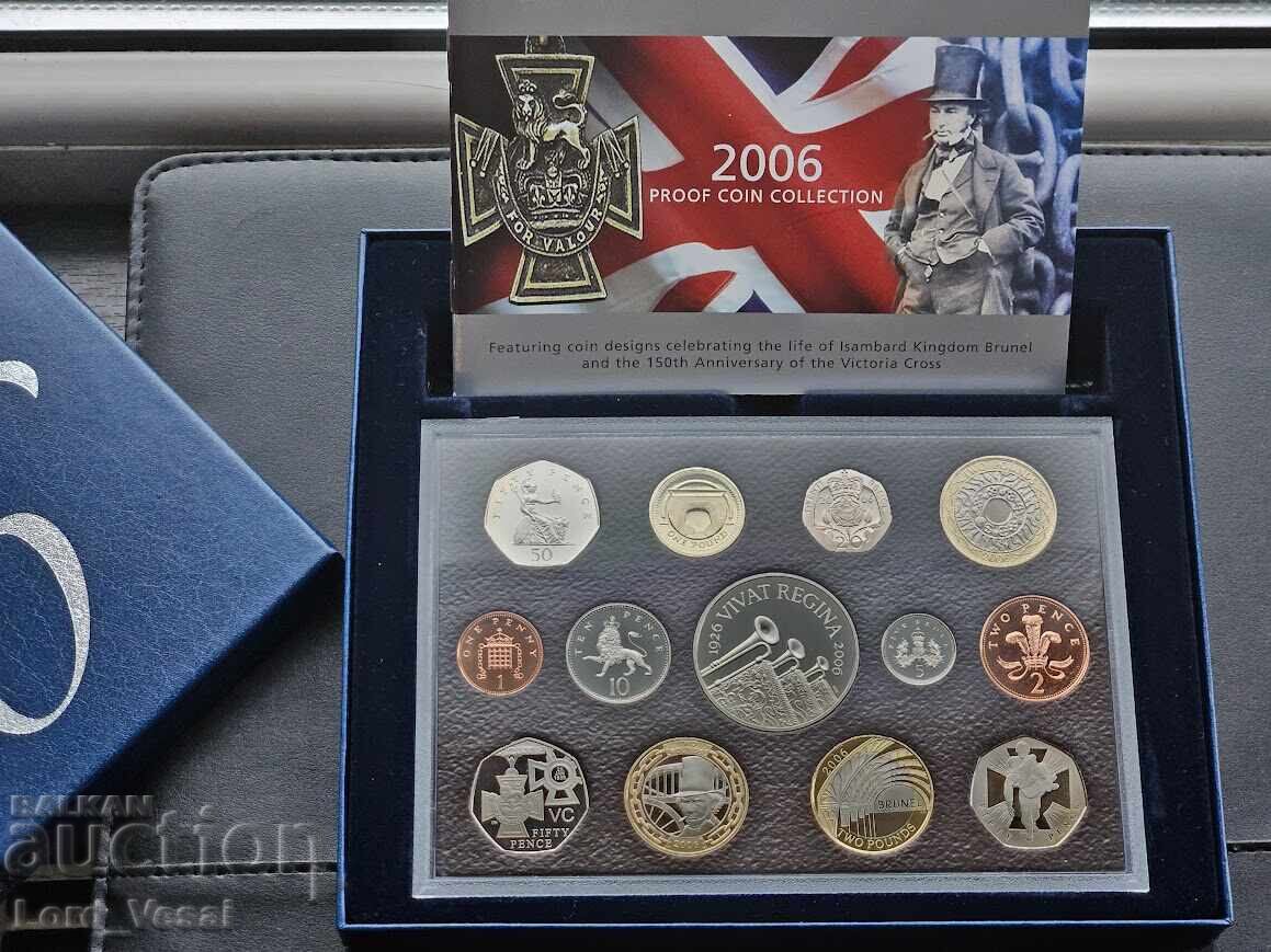 Marea Britanie 2006 Set Proof Anual în cutie + certificat