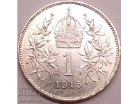 Austria 1 Krone 1915, fineness 835, weight 5g silver