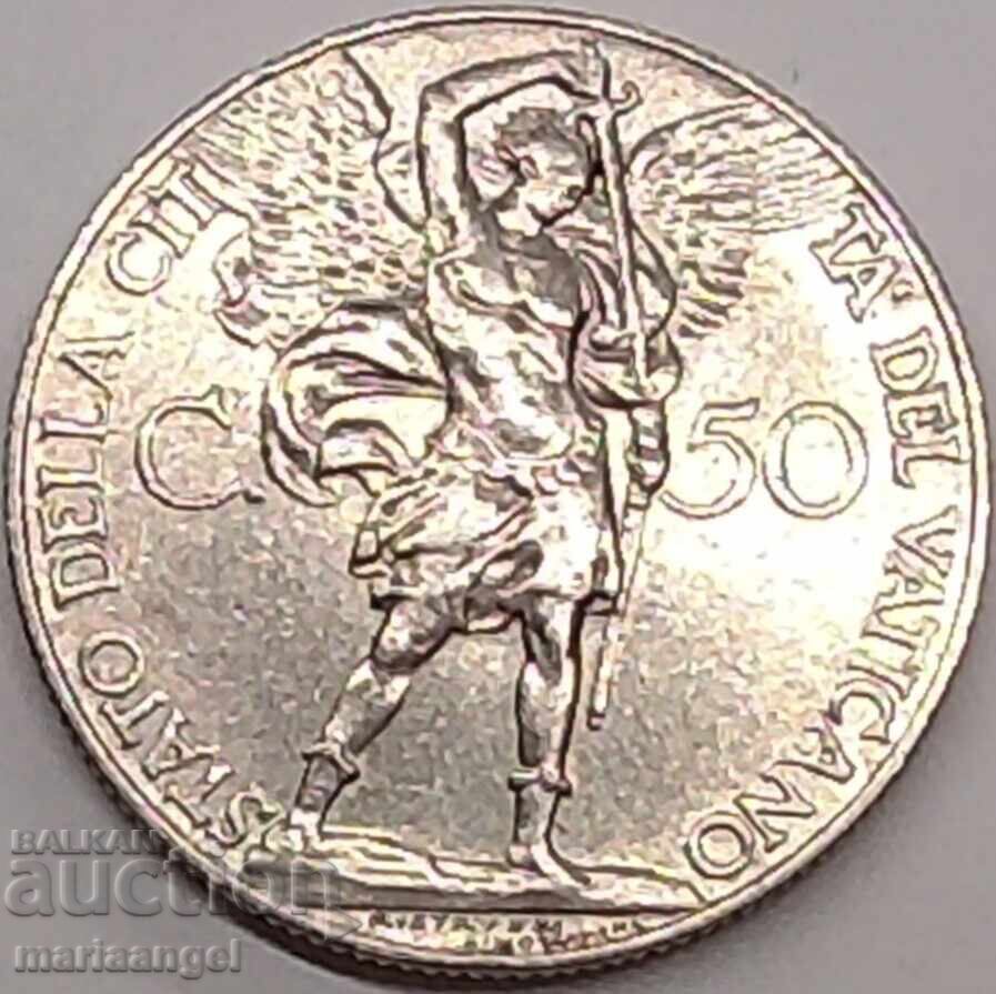 50 Centesimi 1933-1934 Vatican Jubilee!