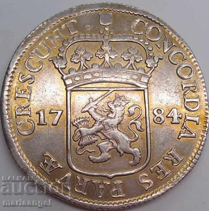 Доставка на Дукат 1784 Нидерландия Талер 27,63г 40мм проба 873 сребро Доставка на Дукат 1784 Нидерландия Талер 27,63г 40мм проба 873 сребро