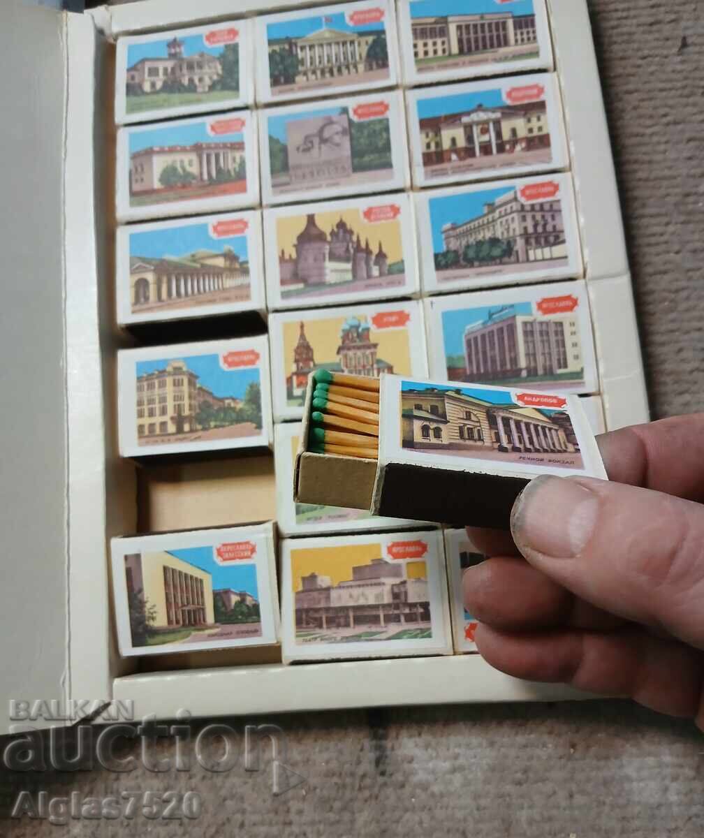 Аукцион Комплект руски оригинални кибрити. Нови, пълни, неизползвани