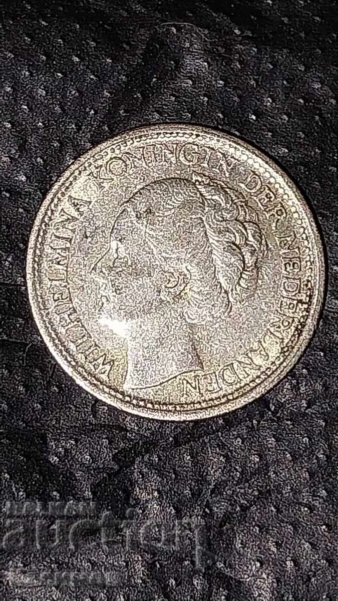 Monedă veche rară de argint din Țările de Jos 10 Cenți 19 cu preț € 5.00 | 9.78 BGN