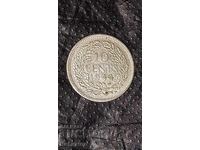 Сребърна Стара монета от  Нидерландия 10 Цента 1944 година