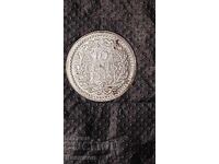 Monedă veche rară de argint din Țările de Jos 10 Cenți 19