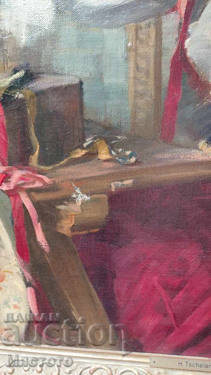 Hans Tschelan 1873 Viena - 1964 Viena Pregătiri pentru sărbătoare - 6