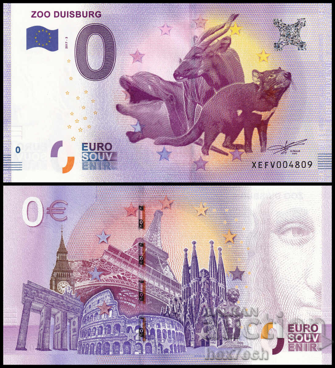 ❤️ ⭐ Germany 2017 0 Euro Zoo Duisburg UNC new ⭐ ❤️ ❤️ ⭐ Germany 2017 0 Euro Zoo Duisburg UNC new ⭐ ❤️