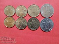 ΒΟΥΛΓΑΡΙΑ BULGARIA 1 2 5 10 Λέβα έκδοση 1992 ΚΑΙΝΟΥΡΓΙΑ UNC