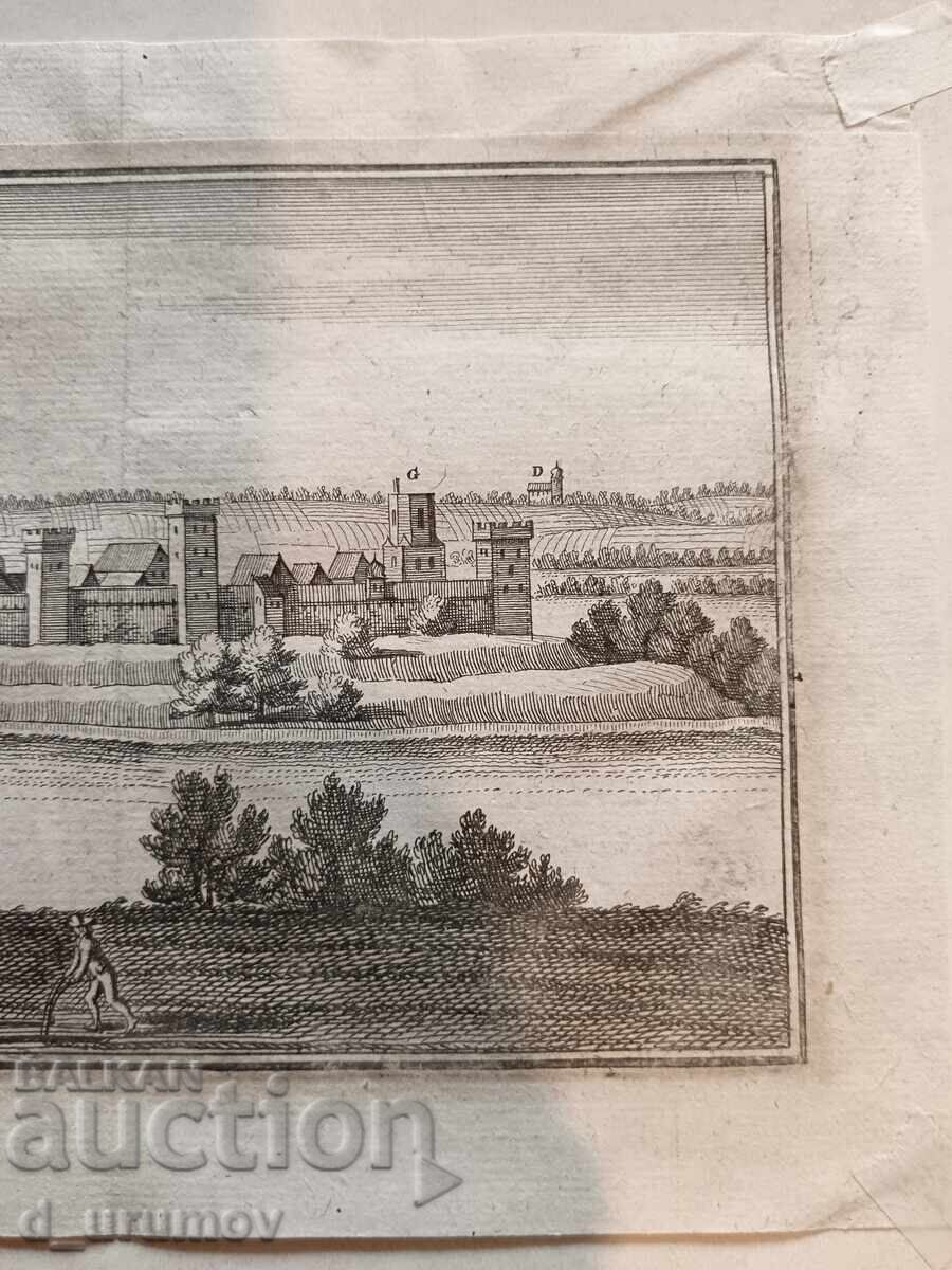 Engraving from the 17th century – Statt Aicha in Upper Bavaria by M. Merian - 6