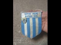 Badge + Flag of FC Cherno More Varna 1913