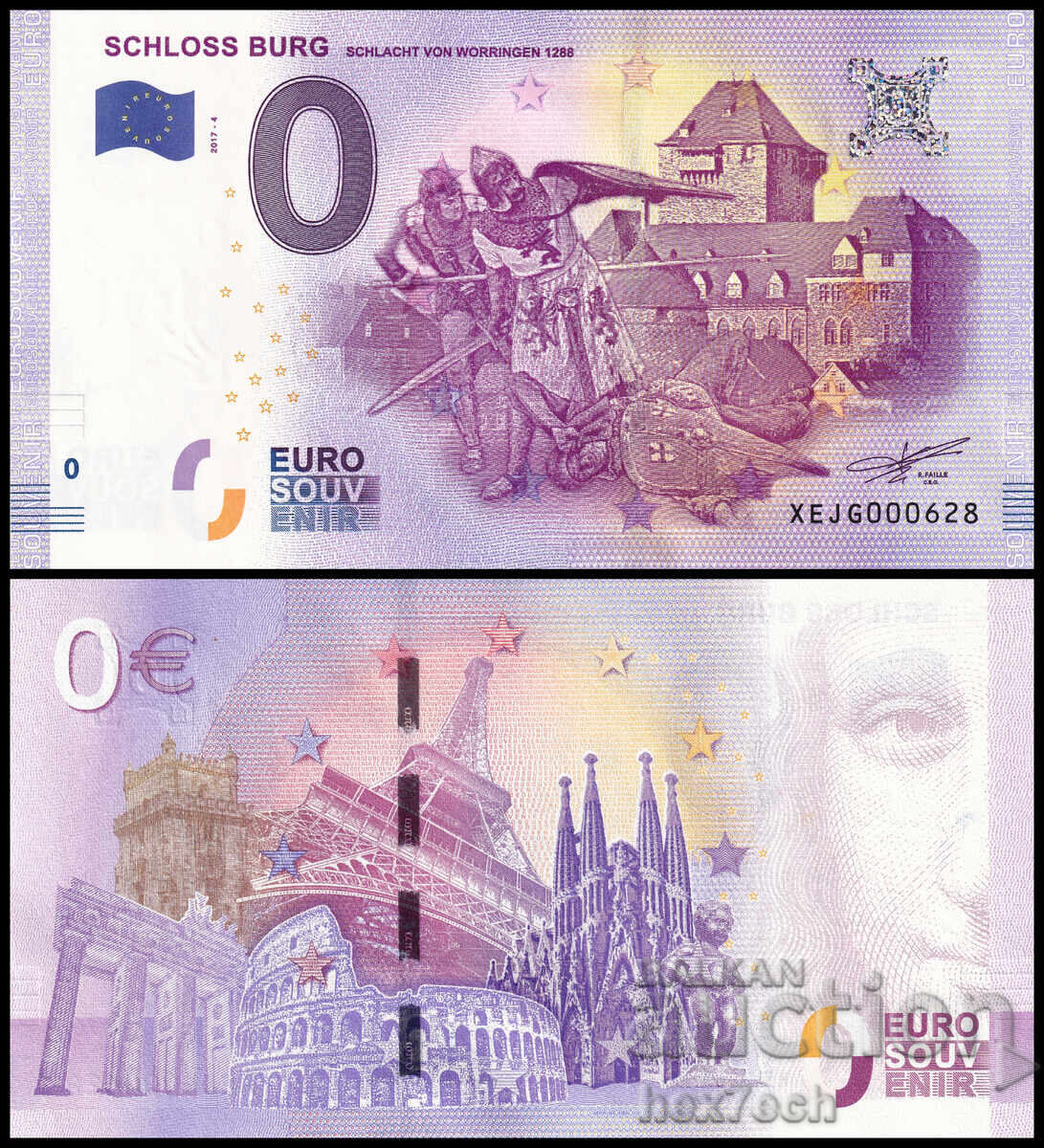 ❤️ ⭐ Γερμανία 2017 0 ευρώ Schloss Burg UNC νέο ⭐ ❤️ ❤️ ⭐ Γερμανία 2017 0 ευρώ Schloss Burg UNC νέο ⭐ ❤️