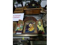 ГРЪЦКА ДОМАШНА ИКОНА, ТРИПТИХ.