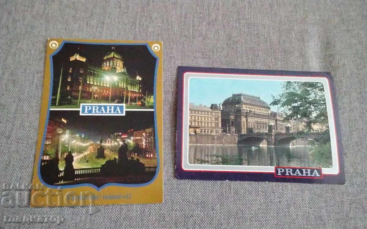 Licitație Carte poștală veche Praga Teatrul Național Cehia
