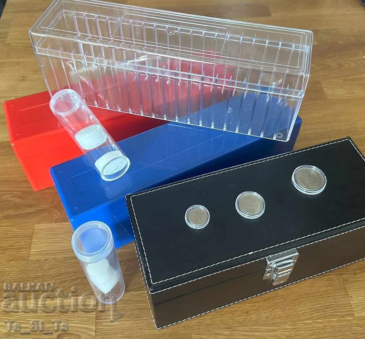 Δημοπρασία Κουτιά για πιστοποιημένα νομίσματα PCGS NGC - χρώμα ΜΠΛΕ