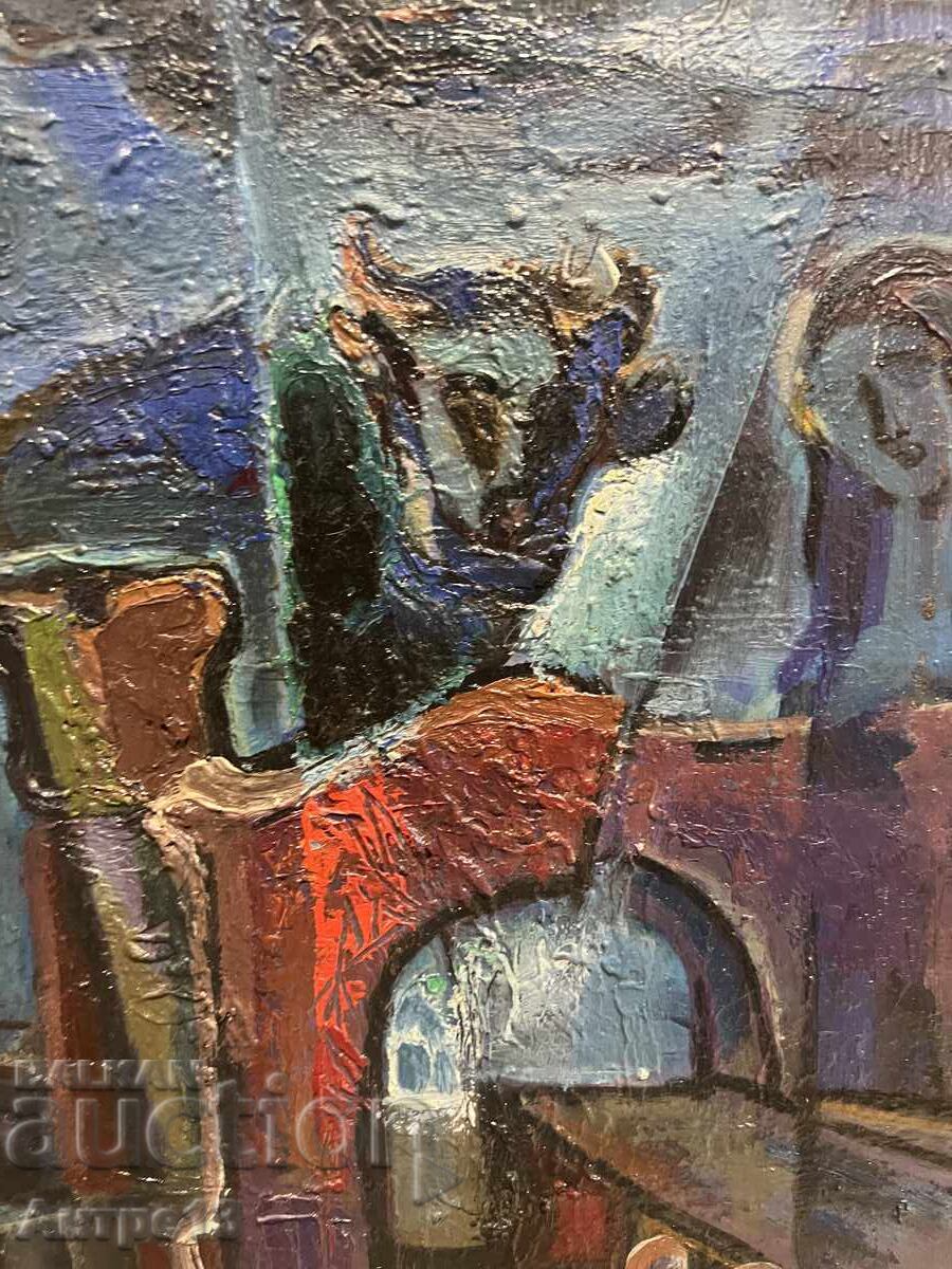 Δημοπρασία Αργύρ Μανασίεφ Πίνακας 43/32 εκ Δημοπρασία Αργύρ Μανασίεφ Πίνακας 43/32 εκ