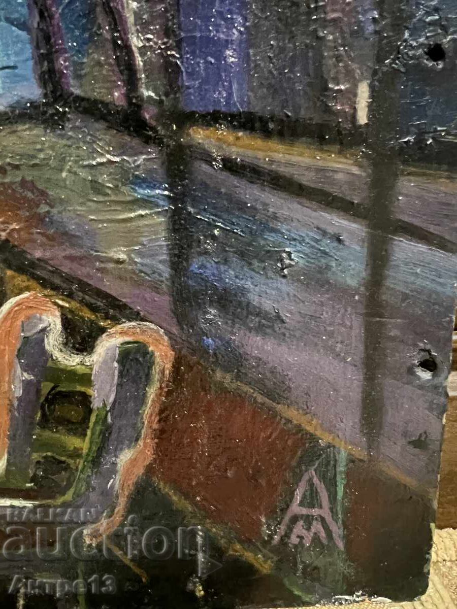 Αργύρ Μανασίεφ Πίνακας 43/32 εκ - 6 Αργύρ Μανασίεφ Πίνακας 43/32 εκ - 6