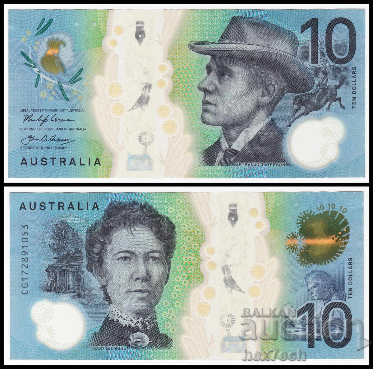 ❤️ ⭐ Australia 2017 10 dolari polimer ⭐ ❤️ ❤️ ⭐ Australia 2017 10 dolari polimer ⭐ ❤️