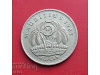 Μαυρίκιος - 5 ρουπίες 1987