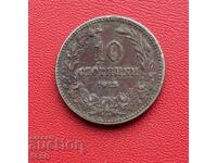 Bulgaria-10 cenți 1913