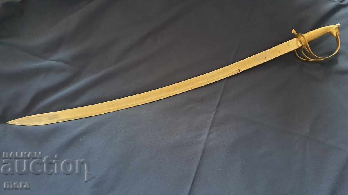 Sabie indiană cu mâner din alamă