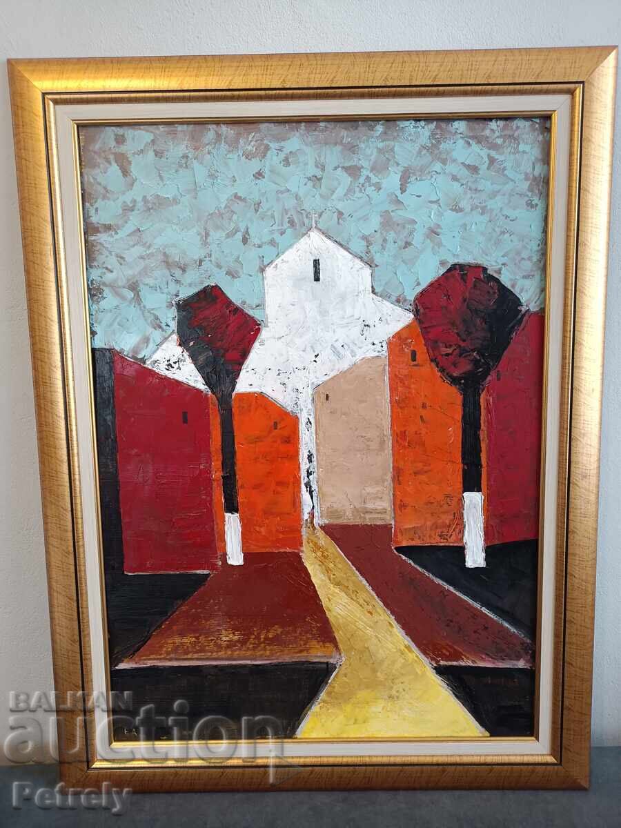 Pictură mare în ulei cu preț € 130.00 | 254.26 BGN