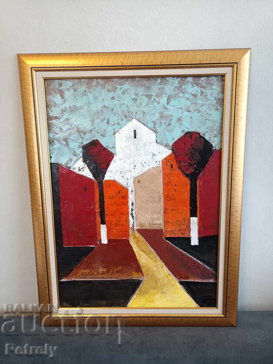 Licitație Pictură mare în ulei