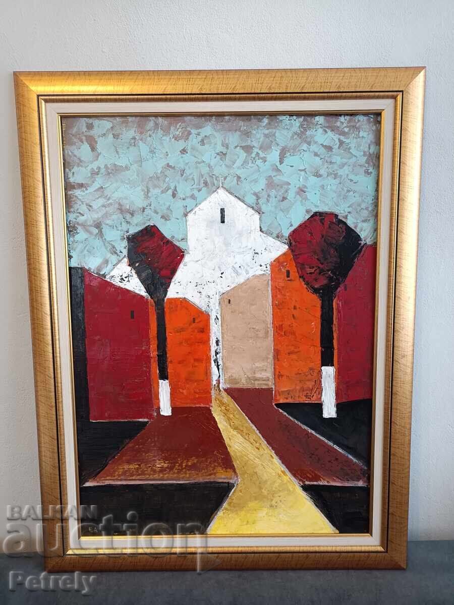 Pictură mare în ulei