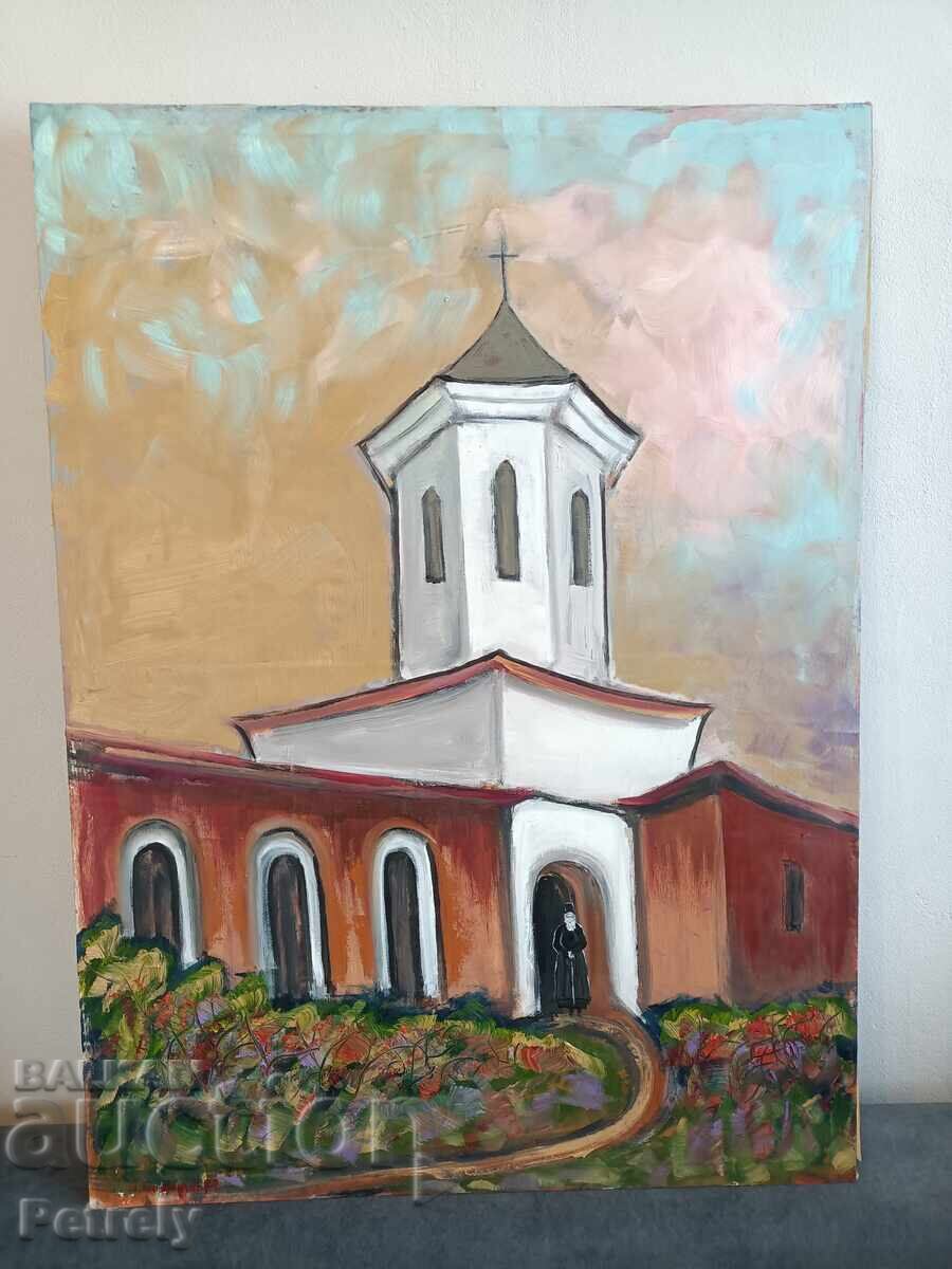 Pictură mare în ulei cu preț € 130.00 | 254.26 BGN