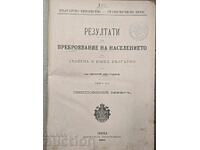1888. Results of the Census of Northern and Southern Bulgaria