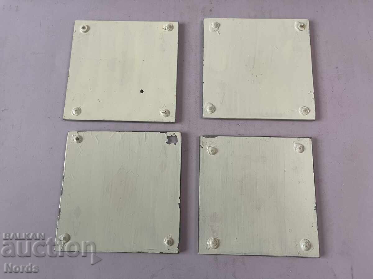 Old glass coasters with price € 0.01 | 0.02 BGN