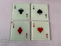 Стари стъклени подложки