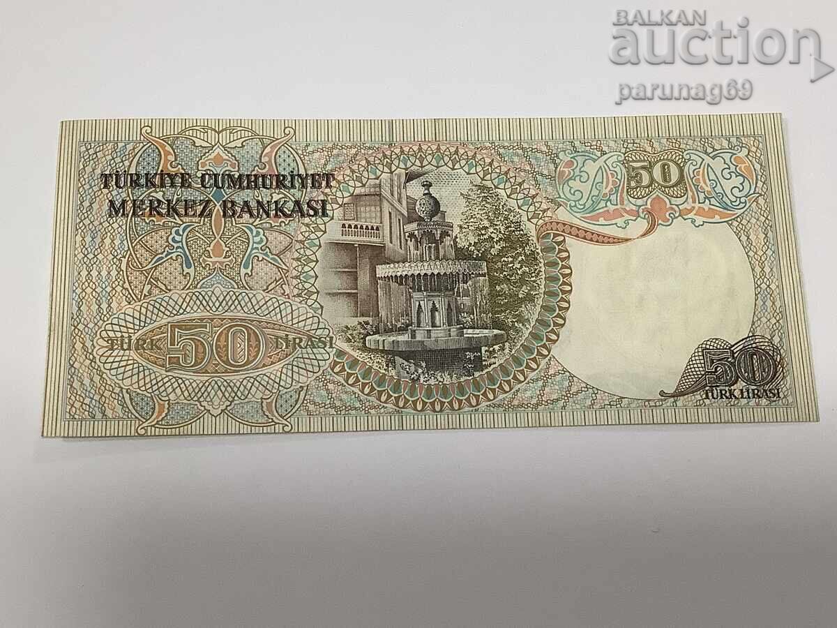 Turcia 50 lire 1976 cu preț € 5.00 | 9.78 BGN