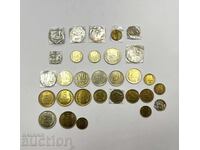 30 coins of NRB 1, 2, 5, 10, 20 and 50 stotinki 1962, 1974 and 1981 - TOP