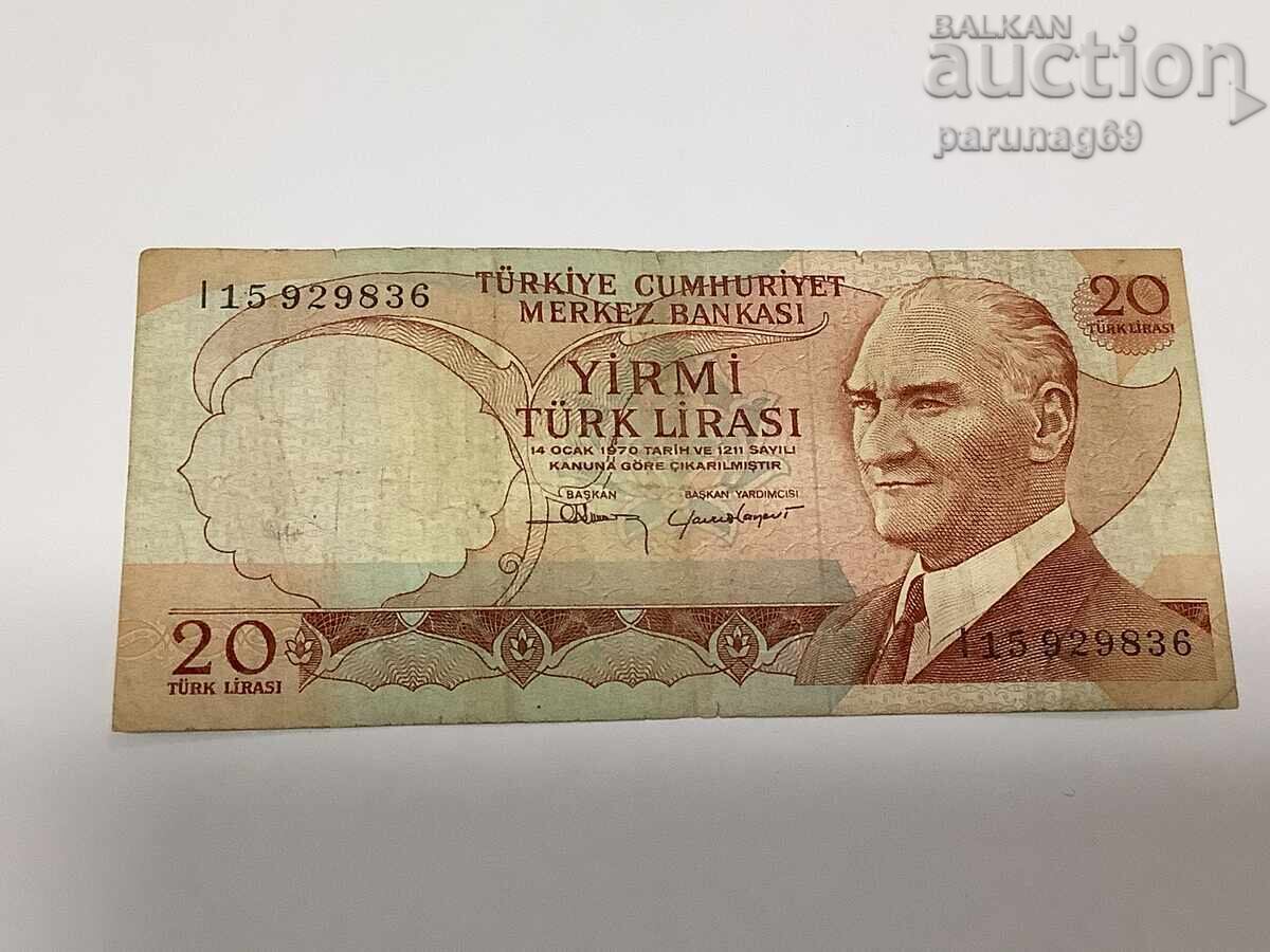 Турция 20 лири 1983 година Турция 20 лири 1983 година