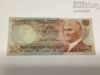 Turkey 20 Lira 1979