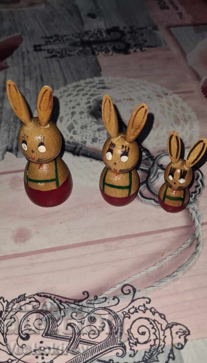 Figurine din lemn "decorative" din perioada socialistă