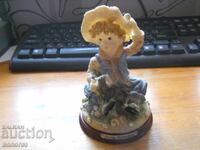 Boy with Dog Figurine from the "Pretty Collection" Series